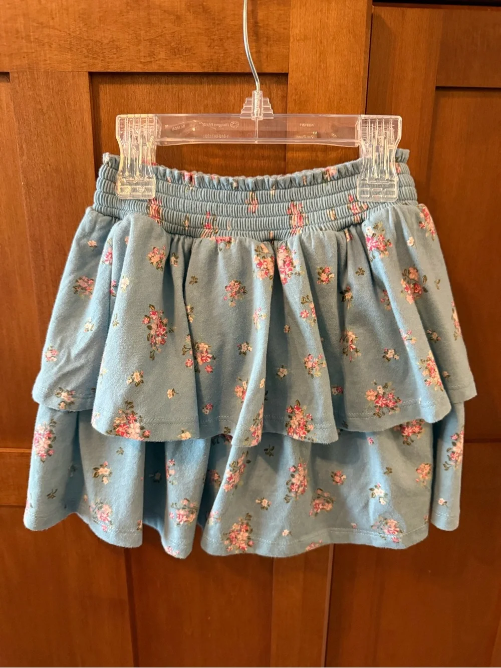 The Children’s Place blue floral tiered skort | Girls 5T